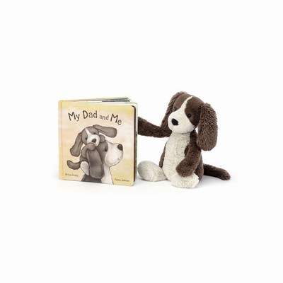 Jellycat My Dad and Me and Bashful Fudge Puppy Medium New Zealand | SRIWB4630